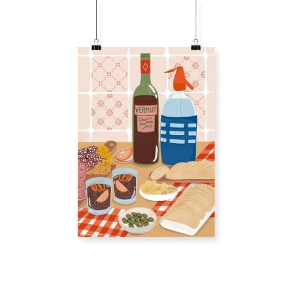 Producto - Lámina VERMÚ - Eugen Dibuja - 20x30cm
