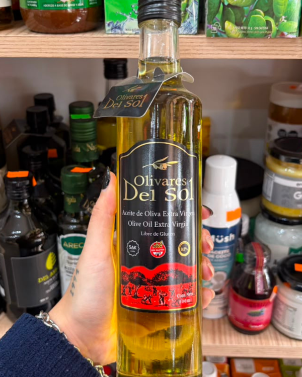 Producto - Aceite de oliva "Oleovares del sol" vidrio x500ml
