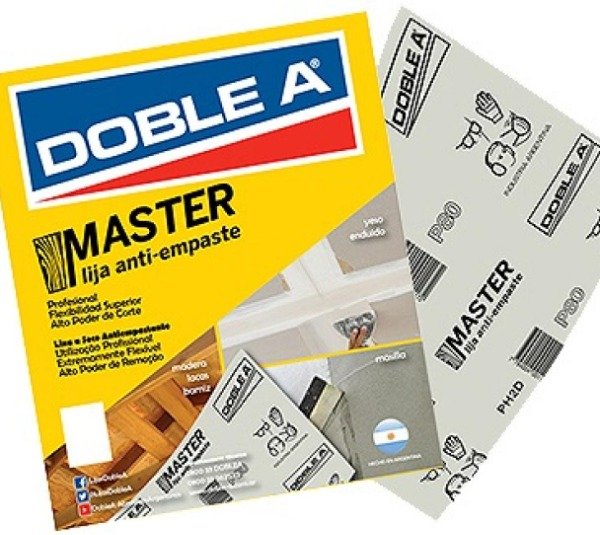 Producto - Lija Master Plus Antiempaste - Doble A