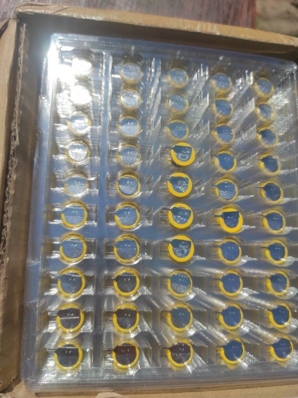 Producto - Pack x50 Pila CR1220 3V con Terminales para Soldar - 2