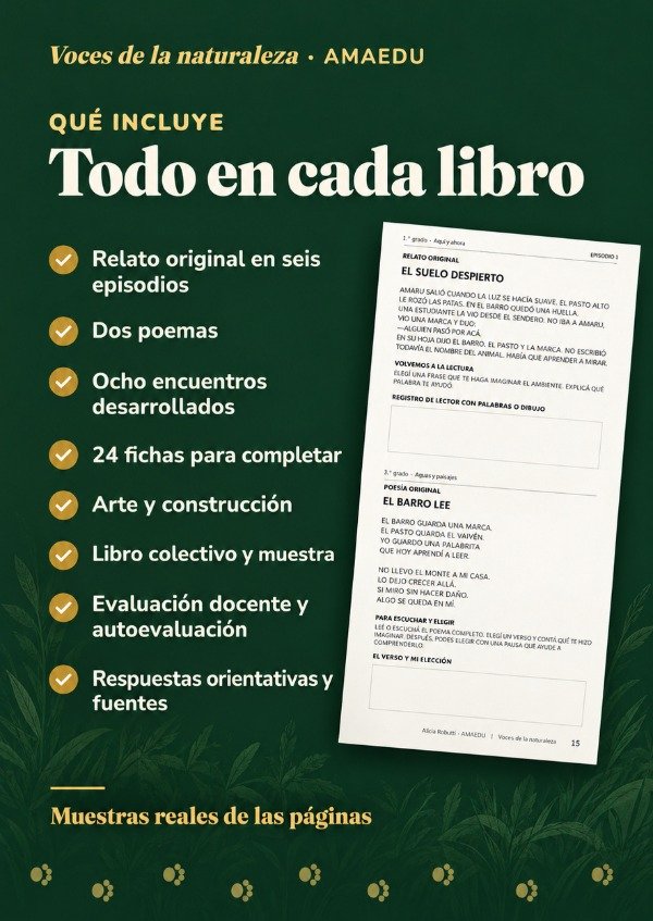 Producto - Colección VOCES DE LA NATURALEZA (Primero a Sexto Grado) - 3