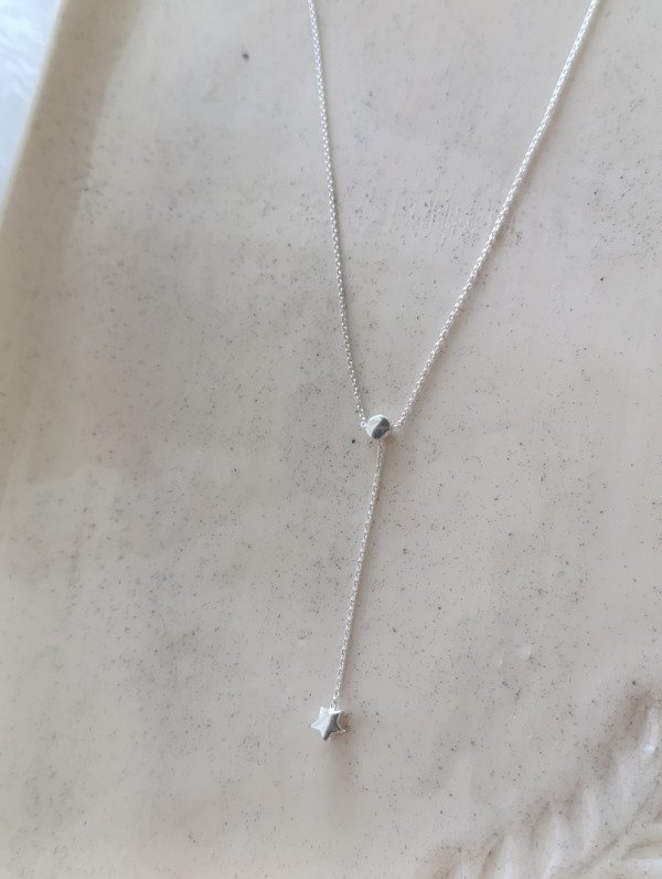 Producto - CORBATERO DE PLATA  CON DIJE ESTRELLA - 1