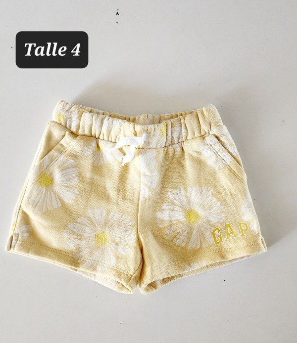 Producto - Short gap con friza talle 4 margaritas