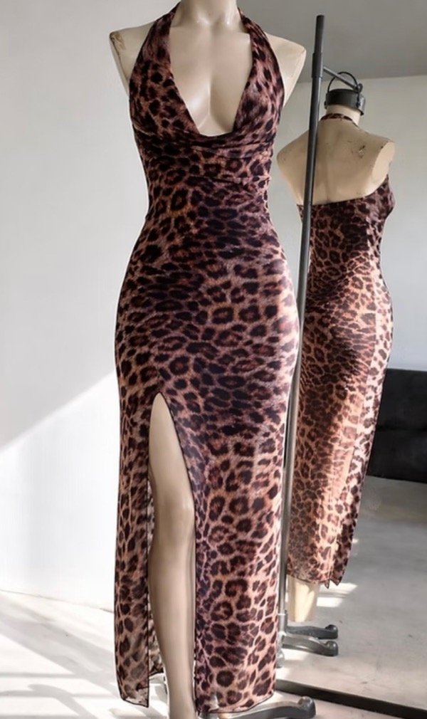 Producto - Vestido Tul Animal Largo Marilyn