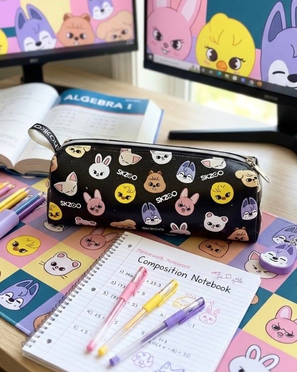 Producto - Cartuchera Skzoo, cuerina