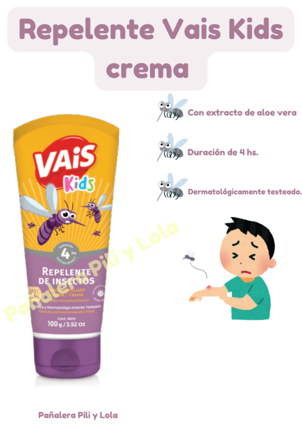 Producto - Repelente Vais kids en crema 100 gr