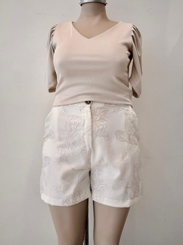 Producto - Short Sochi -lino bordado