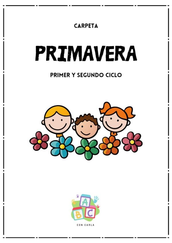Producto - Carpeta Primavera - Primer y Segundo ciclo