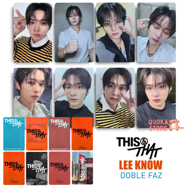Producto - LEE KNOW - Photocards Doble Faz Stray Kids 'THIS and THAT'