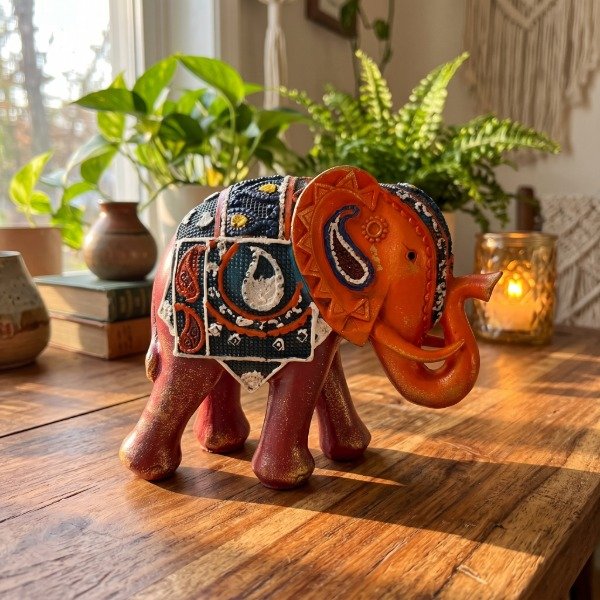 Producto - Elefante Manto Naranja