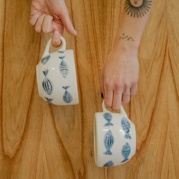 Producto - Tazón peces