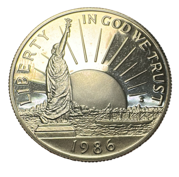Producto - USA 50 cent. 1986 - Centenario Estatua de la Libertad (KM 212)