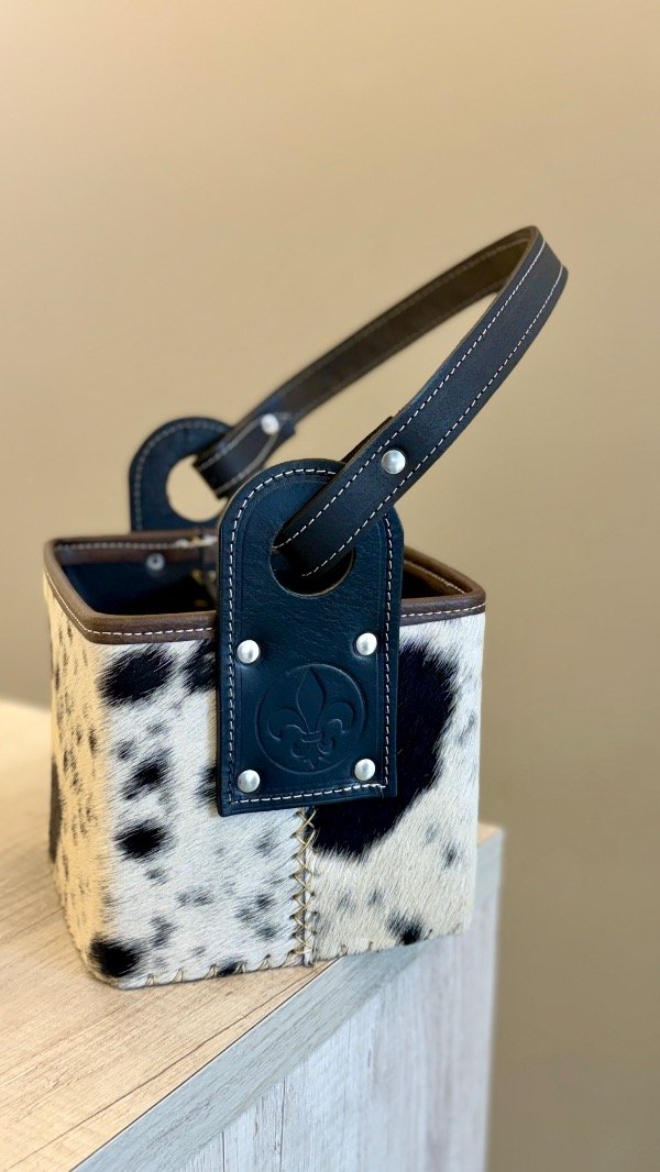 Producto - CANASTA FELPUDA BLACK AND WHITE