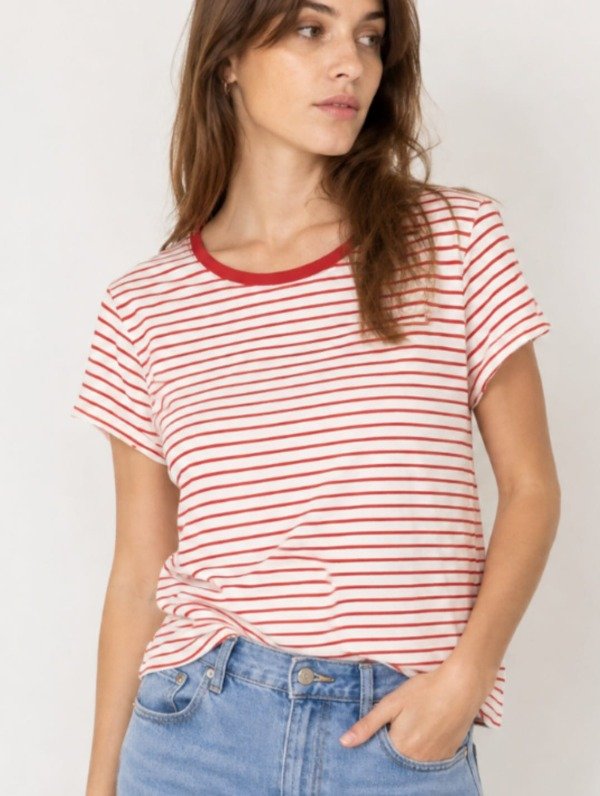 Producto - Remera Básica Viscosa Rayado (Art. 6191)