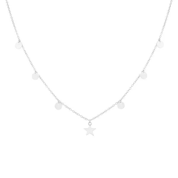 Producto - Cadena estrella y circulos 35+5cm