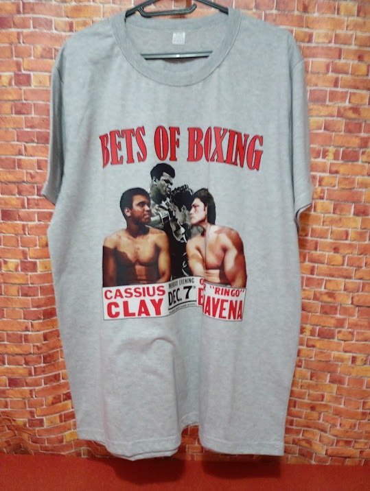 Producto - REMERA -RINGO BONAVENA Y ALI -ALGODON TALLES ESPECIALES 3XL - 1