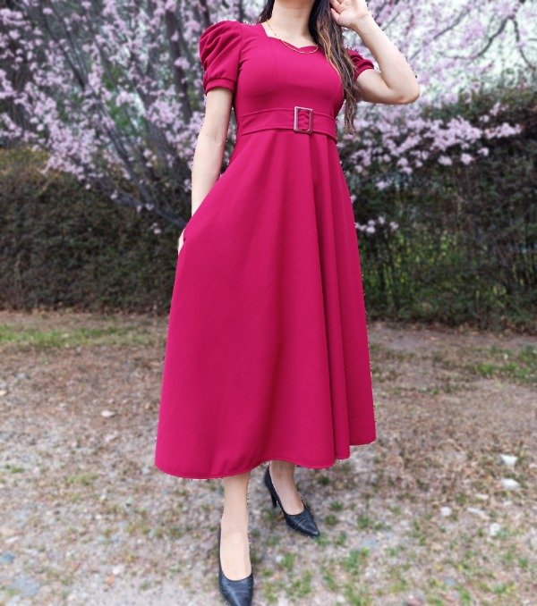 Producto - Vestido Ofelia (cherry)