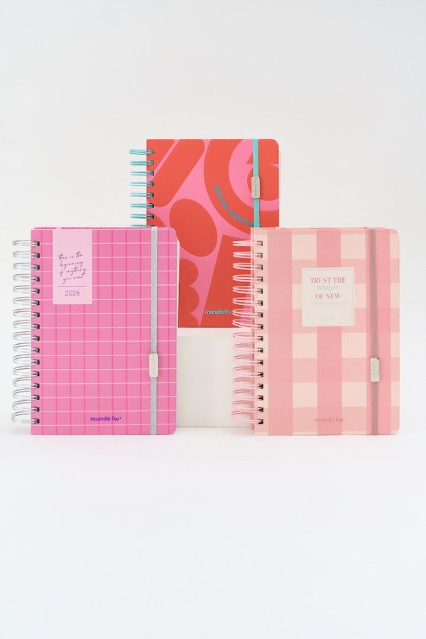 Producto - Agenda FW Pink semana a la vista 15x21
