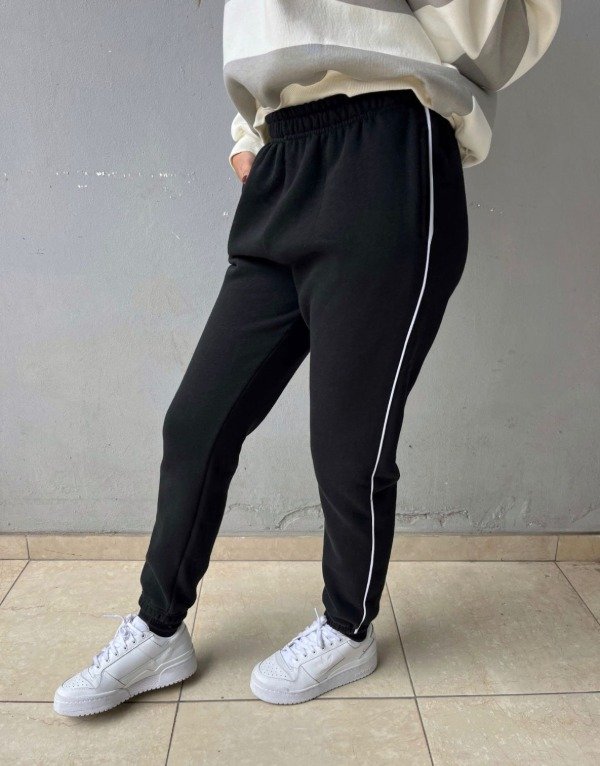 Producto - Jogging Frisado- Negro y choco