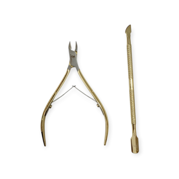 Producto - Kit repujador y pinza corta cutículas Zeta Beauty