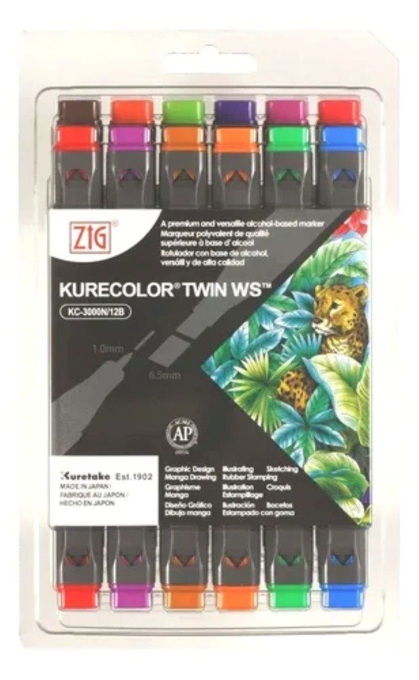 Producto - Kurecolor Twin WS Marcadores Profesionales x12 colores