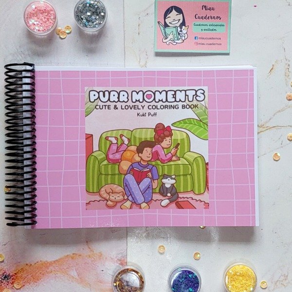 Producto - Cuaderno para pintar- purr moments