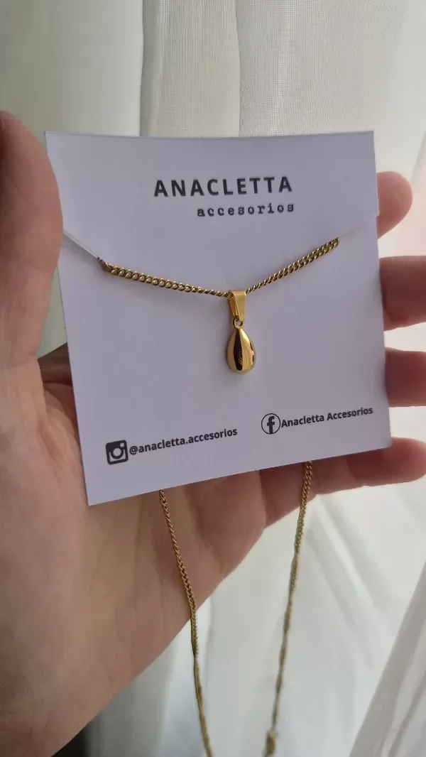 Producto - Gargantilla gotita lisa ad
