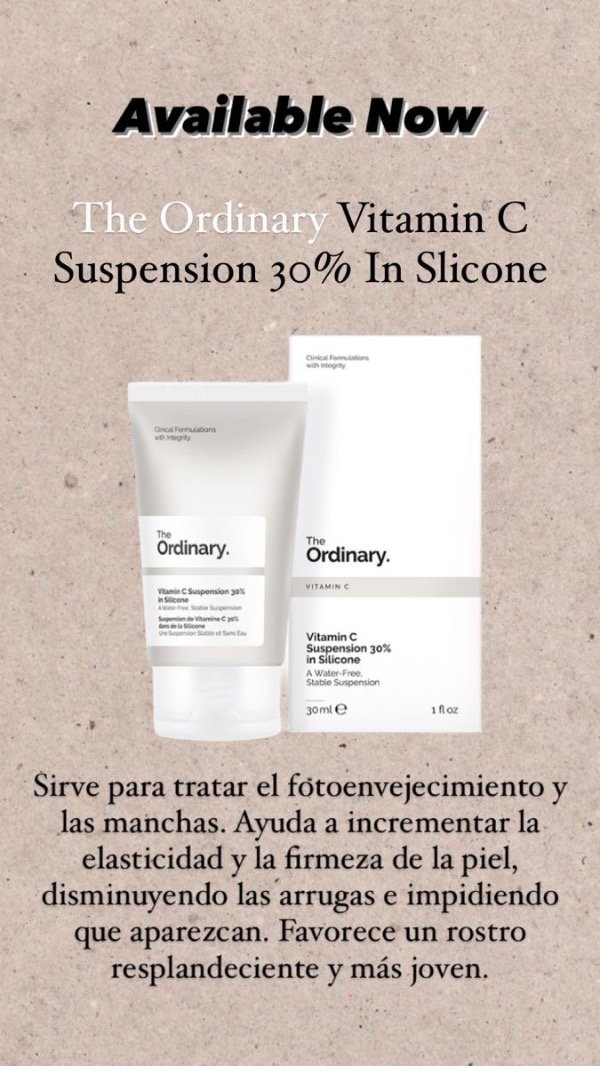 Producto - Vitamina C crema The Ordinary