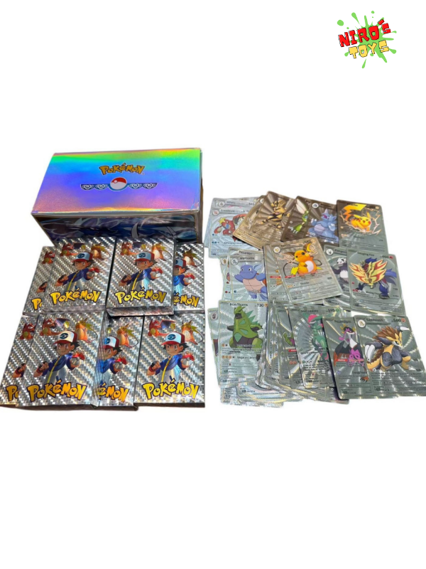 Producto - Cartas Pokemon x10 cajitas plateadas - Cartas Pokemon - Nirostoys