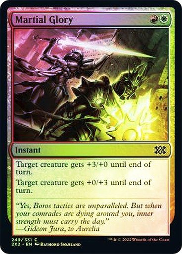 Producto - Martial Glory Foil  Double Masters 2022