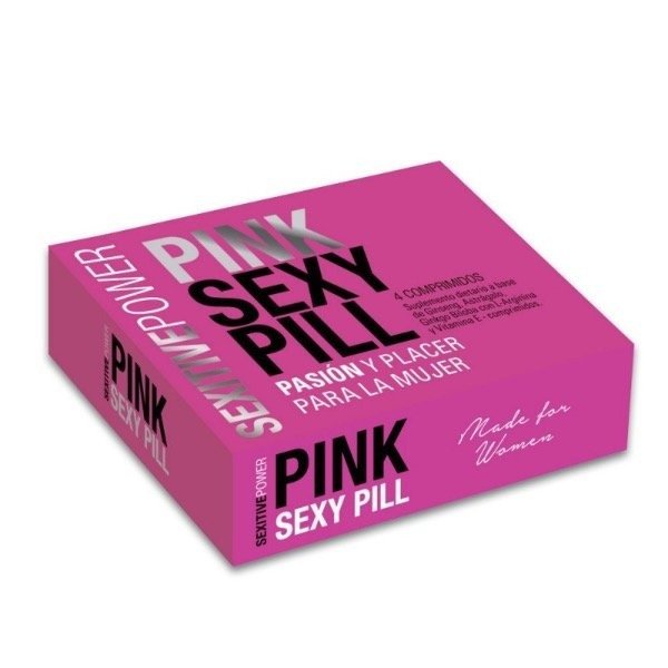 Producto - Cápsulas Vigorizantes Femeninas Pink Sexy x4 / Aumento de Libido y Excitación