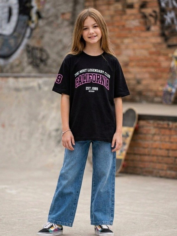 Producto - Remera oversize California negra - 0