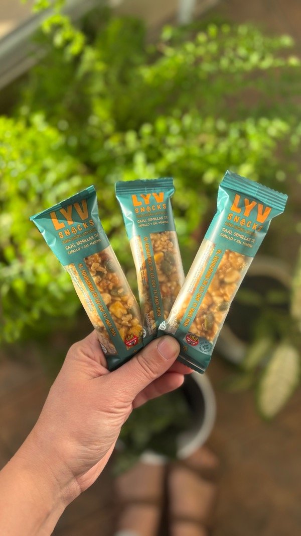 Producto - Barritas Castañas de Caju , Semillas de Zapallo y Sal Marina x 28g- LYV