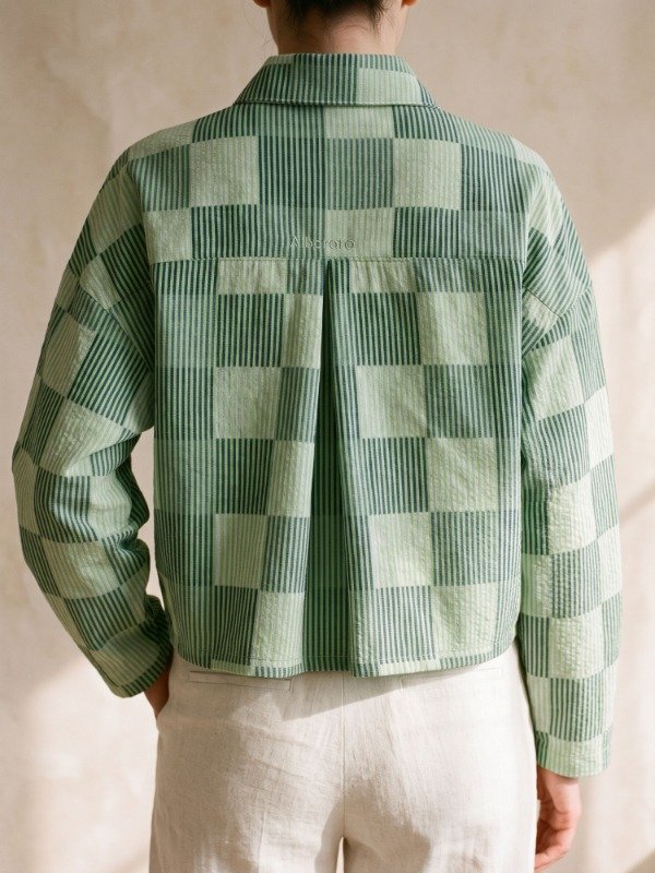 Producto - Camisa Crop Verde - 3