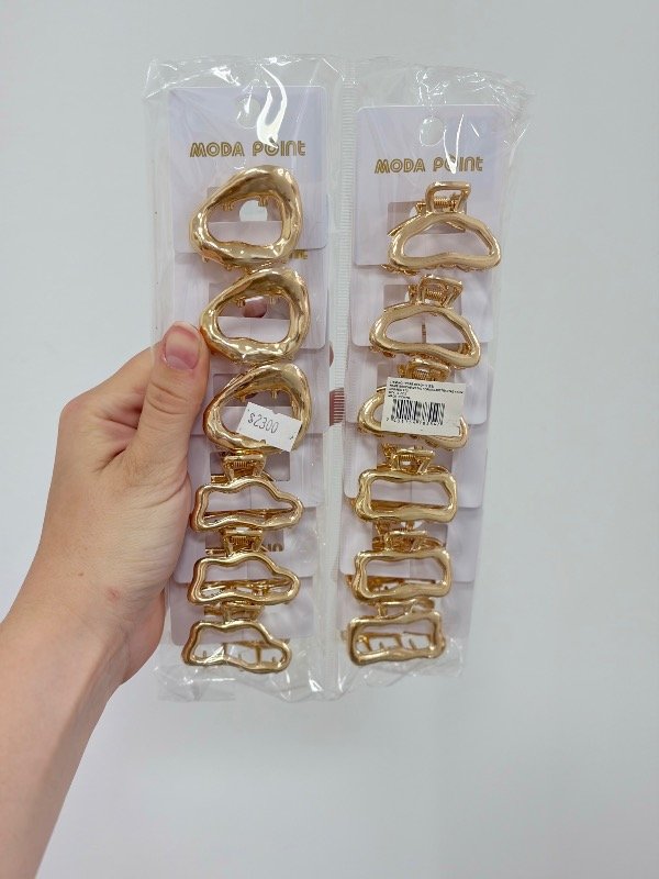 Producto - Broche chico metálico dorado