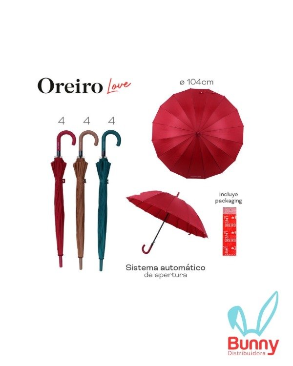 Producto - PARAGUAS OREIRO LOVE 28998
