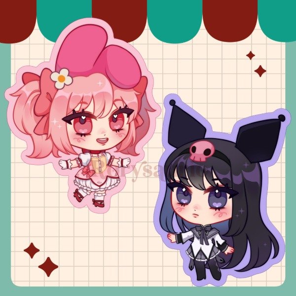 Producto - Sticker - Homura y Madoka