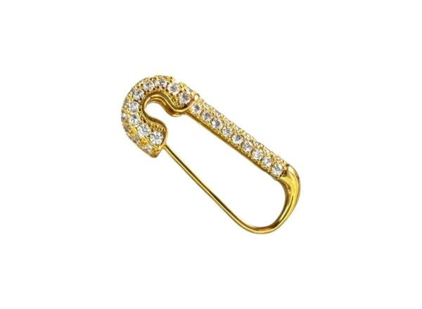 Producto - Aros solitario FIBULA gold