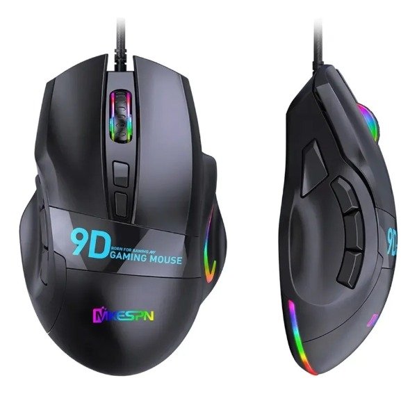 Producto - Mouse Gamer RGB con Cable G6 9 Botones - 0