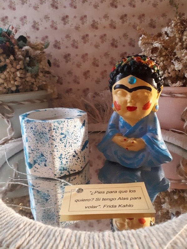 Producto - Mini Frida Celeste