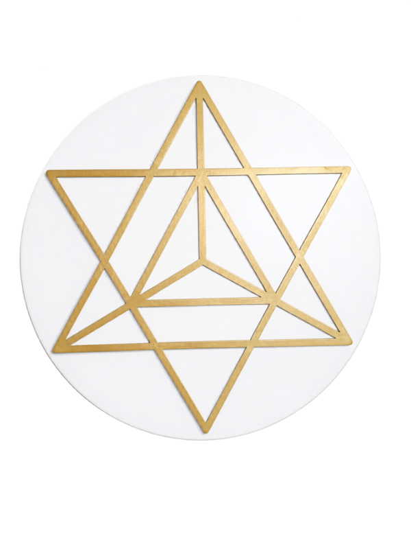 Producto - Cuadro Merkaba Dorado 34 cm - 3