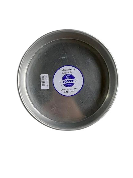 Producto - Disco torta 22cm x 4cm alto cooper