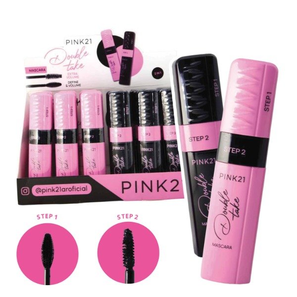 Producto - MÁSCARA DE PESTAÑAS DOUBLE TAKE - PINK 21
