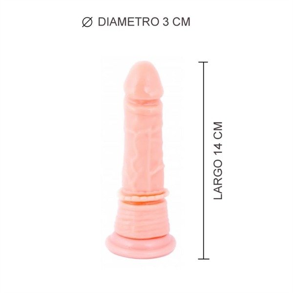 Producto - DILDO APTO TAMBIEN ANAL REALISTICO 14CM