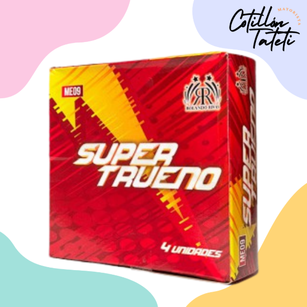 Producto - MORTERITO SUPER TRUENO trazante + titanio - Caja x 4 unidades