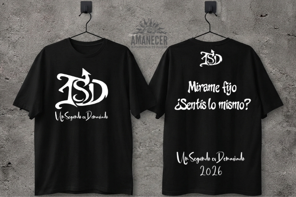 Producto - Remera 1 Segundo es Demasiado Logo nuevo - 0