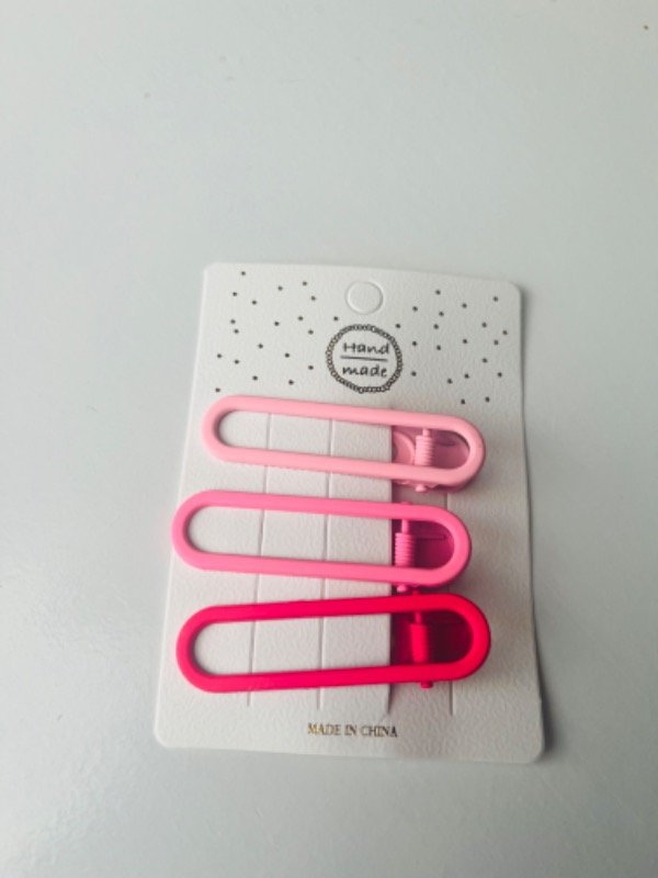 Producto - HEBILLAS ROSA X3