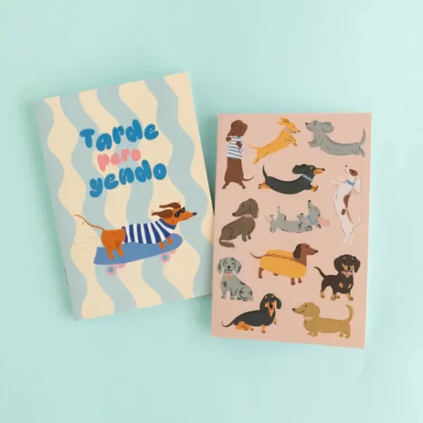 Producto - Set de libretas x2 - perritos!