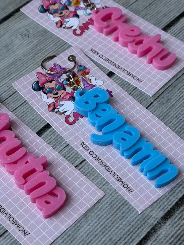 Producto - Llaveros nombre 3D - 1