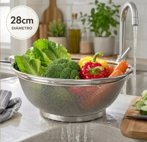 Producto - Colador, Cernidor y tamizador de acero inoxidable - 1